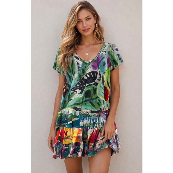 Jams World Dresses & Skirts - Jams World Jasper Print Hattie Mini Dress Size XS